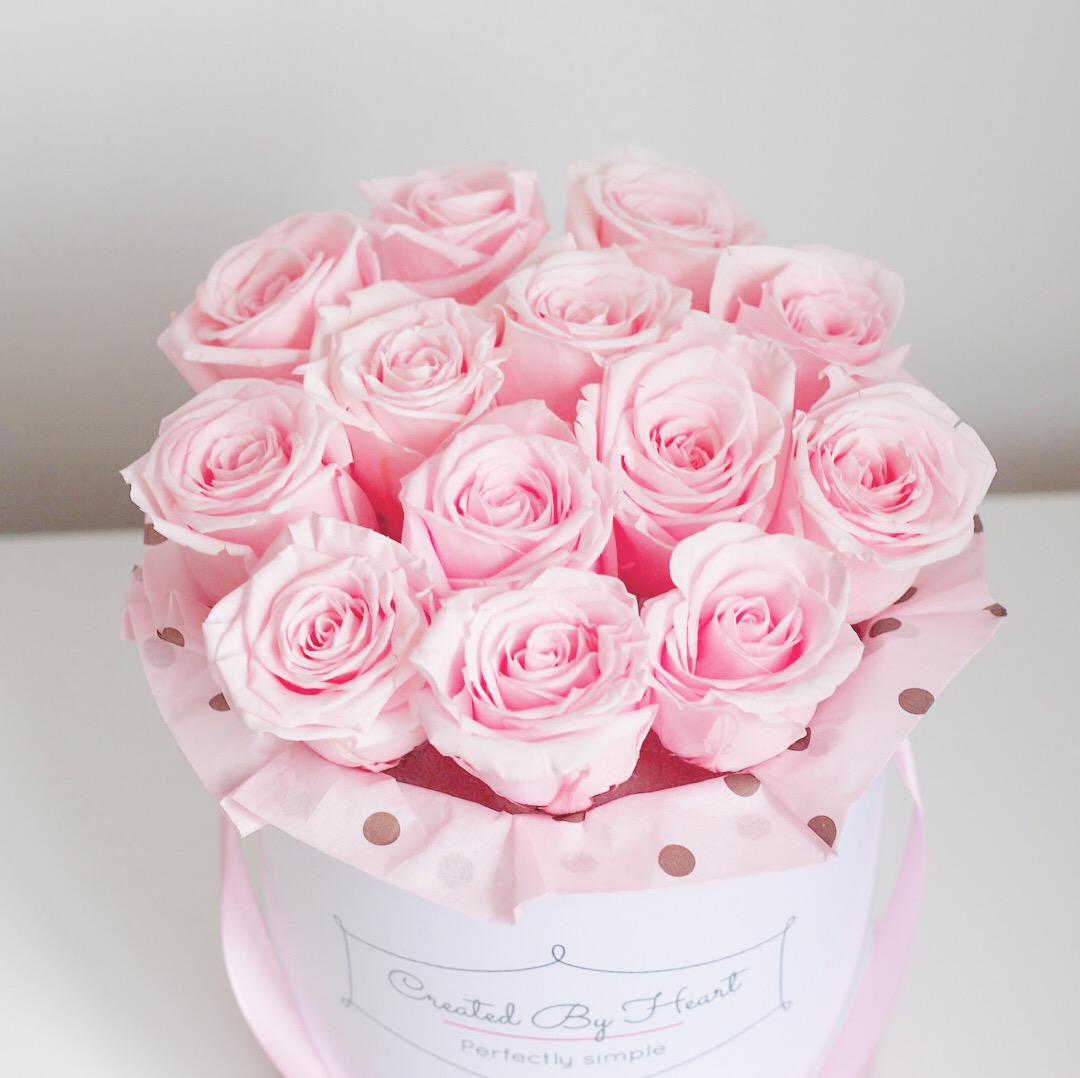 Forever roses in small box - CREATED BY HEART